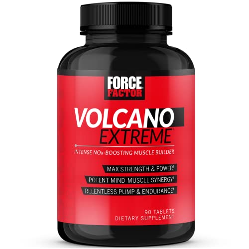 Force Factor Volcano Extreme Pre Workout Nitric Oxide Booster Supplement for Men Force Factor uk supplements