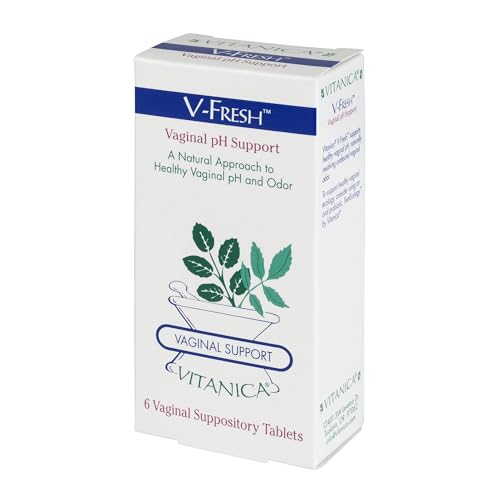 Vitanica, V-Fresh, Vaginal pH Support, 6 Suppositories Vitanica uk supplements