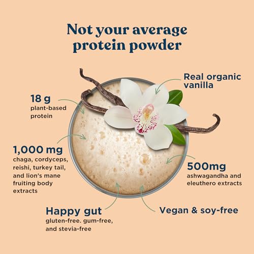 Four Sigmatic Organic Vegan Protein Powder | 18g Plant-Based Protein per Serving Four Sigmatic uk supplements