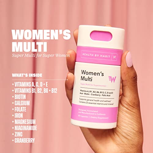 Health By Habit Womens Multi Supplement (60 Capsules) - 23 Essential Vitamins Health By Habit uk supplements
