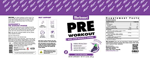 BlueBonnet Nutrition Extreme Edge Pre workout, Increases Nitric Oxide (NO) levels Bluebonnet uk supplements
