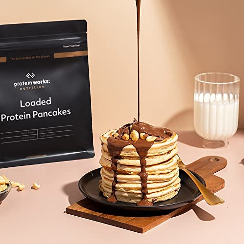 Protein Works - Loaded Protein Pancake Mix | Premium Pancake Mix | High Protein Pancakes Protein Works uk supplements