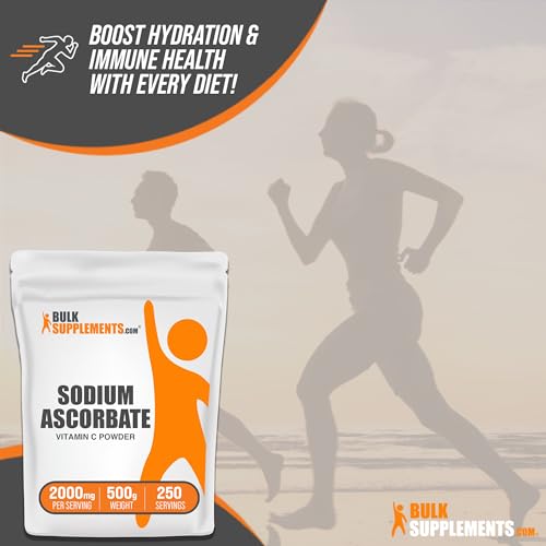 BulkSupplements.com Sodium Ascorbate Powder - Antioxidant Powder - Sodium Ascorbate Bulksupplements uk supplements