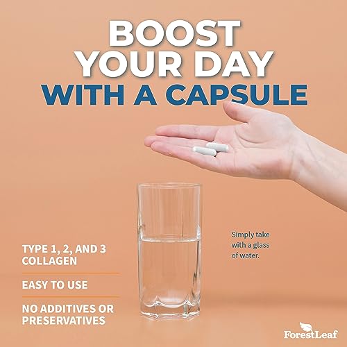 ForestLeaf Multi Collagen Pills with Hyaluronic Acid + Vitamin C, 120 Caps ForestLeaf uk supplements