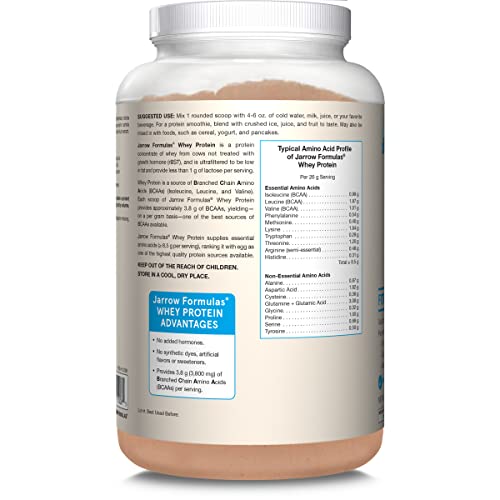 Jarrow Formulas Whey Protein With 18 g of Protein, 3.8 g of BCAAs, & Glutamine, Dietary Jarrow Formulas uk supplements