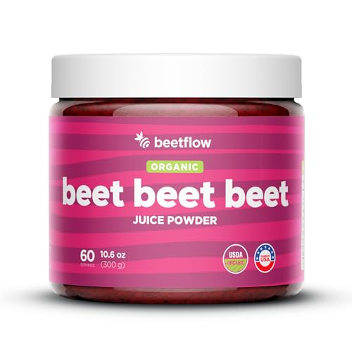 Beet Beet Beet - Organic Beet Juice Powder Healthy Blood Pressure, Cholesterol BEETFLOW uk supplements