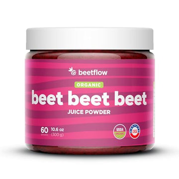 Beet Beet Beet - Organic Beet Juice Powder Healthy Blood Pressure, Cholesterol BEETFLOW uk supplements