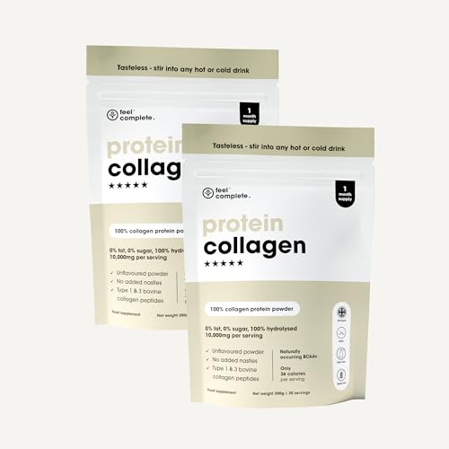Feel Complete - High Protein Collagen - Premium Type 1 & 3 Hydrolysed Bovine Collagen Feel Complete uk supplements