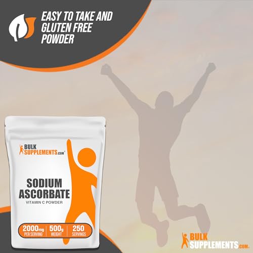 BulkSupplements.com Sodium Ascorbate Powder - Antioxidant Powder - Sodium Ascorbate Bulksupplements uk supplements