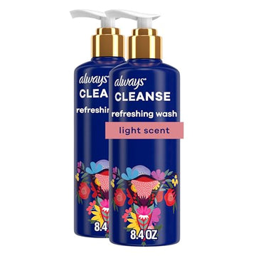 Always Cleanse Feminine Intimate Wash For Women, Ph Balanced For Skin, Lightly Scented Always uk supplements