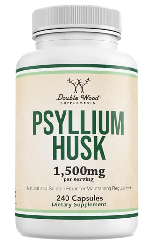 Double Wood Supplements Psyllium Husk Capsules Fiber Supplement Double Wood Supplements uk supplements