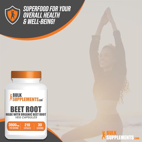BULKSUPPLEMENTS.COM Beet Root Capsules - Beetroot Supplement, Beet Root Pills BULKSUPPLEMENTS.COM uk supplements