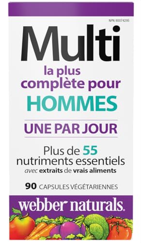 Webber Naturals Men's Most Complete Multi, 90 Vegetarian Capsules Webber Naturals uk supplements