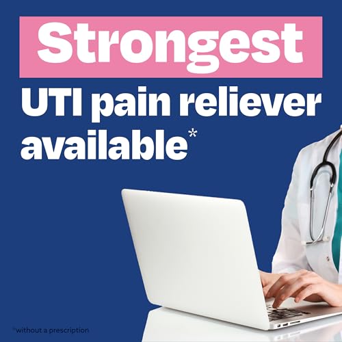 Cystex Maximum-Strength UTI Pain Relief Tablets - 99.5 mg Phenazopyridine HCl for Fast Relief of Burning, Urgency, & Bladder Discomfort - Non-Staining, Fast-Acting Formula - 24-Count Cystex uk supplements