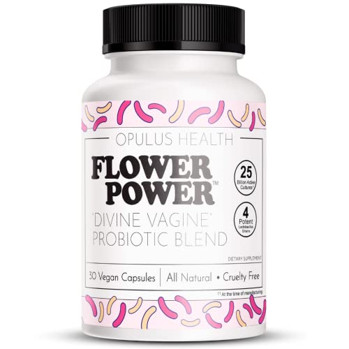 Flower Power 'Divine Vagine' Blend - 30 ct for Balance Urinary Tract Infection, V Health Support for Women Flower Power uk supplements
