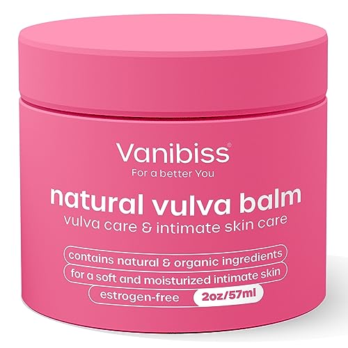 Vanibiss Natural Vulva Balm - Vulva Cream & Tender Skin Care -Topical Vulvar Moisturizer Vanibiss uk supplements