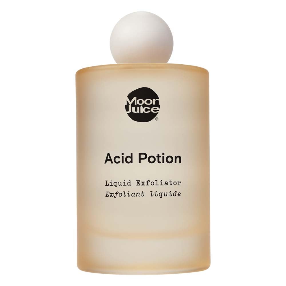 Moon Juice Acid Potion Liquid Face Exfoliator - 25% AHA BHA Exfoliant with Reishi + Niacinamide - Helps Resurface Skin, Unclog Pores, & Stimulate Collagen - Hydrates & Soothes Skin (3.3 Fl oz) Moon Juice uk supplements