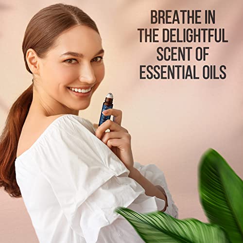 Stress Ease Essential Oil Roll On Blend 10ml - Natural Stress Relief Essential Oils Roll Nexon Botanics uk supplements