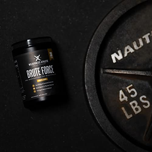 Wilderness Athlete - Brute Force Pre-Workout | Best Pre Workout Powder for Women & Men Wilderness Athlete uk supplements