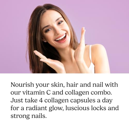 Humanz Collagen Capsules - Marine Collagen with Vitamin C - Collagen Supplements for Women & Men Humanz uk supplements
