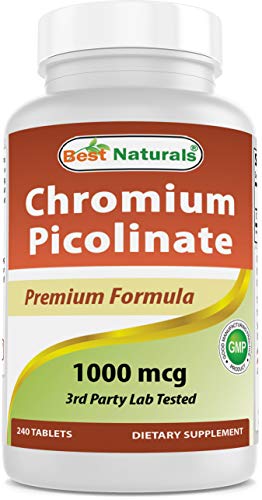 Best Naturals Chromium Picolinate 1000mcg 240 Tablets Best Naturals uk supplements