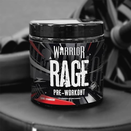 Warrior, Rage - Pre-workout Powder - 392g - Energy Drink Supplement with Vitamin C Warrior uk supplements