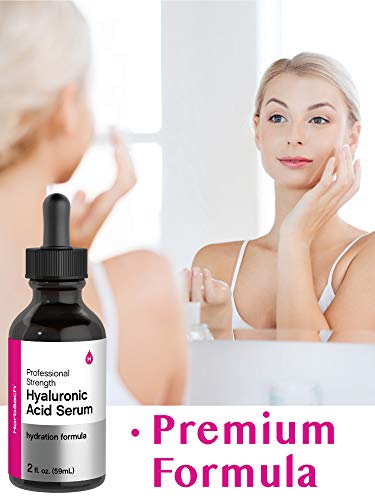 Hyaluronic Acid Serum For Face | 2 oz | Paraben & SLS Free Moisturizer | by Horbaach Horbäach uk supplements