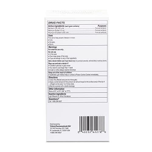 Globe (144 Packets) Triple Antibiotic Ointment 0.9g, Single Packet, First Aid Ointment Globe uk supplements