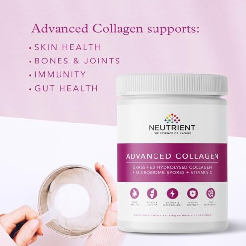 Neutrient™ Advanced Collagen Powder Supplement, Hydrolyzed Collagen Peptides Neutrient the science of nature uk supplements