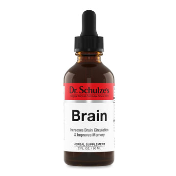 Dr. Schulze's Brain Formula 2 oz. - Vegan and Wild-Harvested | Stimulates Circulation and and Improved Mental Focus Dr. Schulze's uk supplements
