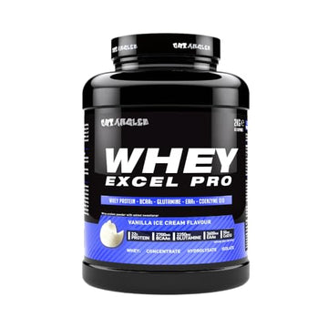 Out Angled Whey Excel Pro Whey Protein Powder Vanilla Flavour, 2kg, 66 Servings, High Protein Powder OUT ANGLED uk supplements