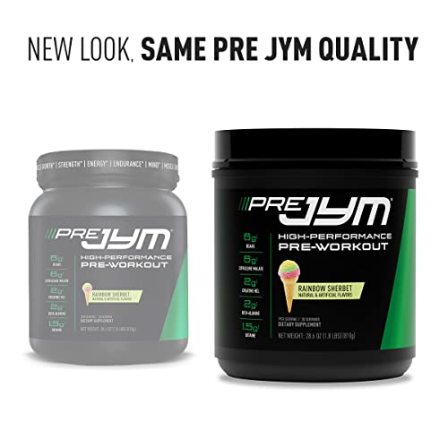 JYM Supplement Science Pre Jym Rainbow Sherbet, 30 Servings, Rainbow Sherbet JYM Supplement Science uk supplements