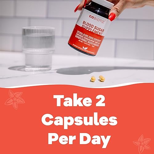 GOBIOTIX Blood Sugar Support - Cinnamon, Berberine and Selenium Capsules - Blood Sugar GOBIOTIX uk supplements