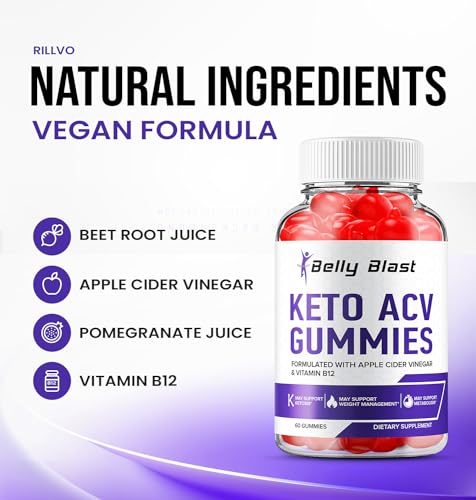 (2 Pack) Belly Blast Keto ACV Gummies - Keto Belly Blast ACV Advanced Formula Belly Blast Rillvo uk supplements