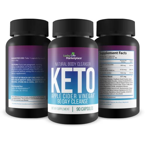 3X Keto Apple Cider Vinegar 90 Day Cleanse - Promote Health & Wellness - Flush Waste Generic uk supplements