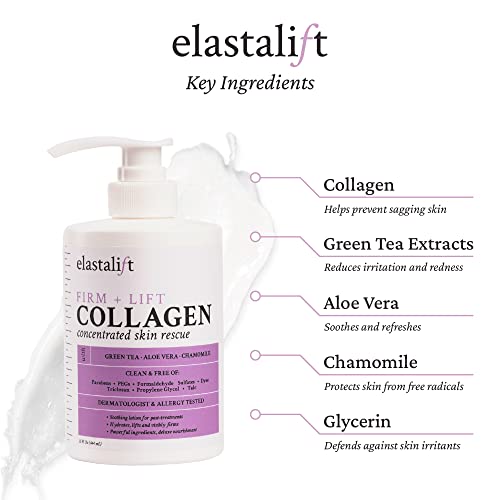 Elastalift Collagen Cream Skin Care Face Lotion & Body Lotion For Dry Skin | Skin Tightening Elastalift uk supplements