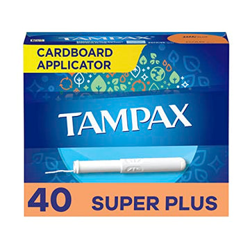 Tampax Tampons, Super Plus Absorbency, Cardboard Applicator, Leakgaurd Skirt, Unscented Tampax uk supplements