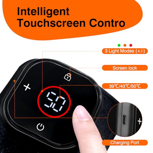 Cordless Red Light Therapy for Knee, Infrared Light Therapy Devices for Knee Pain Relief, Meniscus Injury agiogio uk supplements