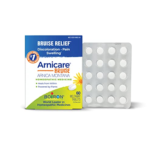 Boiron Arnicare Bruise for Relief of Pain or Swelling from Injuries, and Discoloration of Bruises - 60 Tablets Boiron uk supplements
