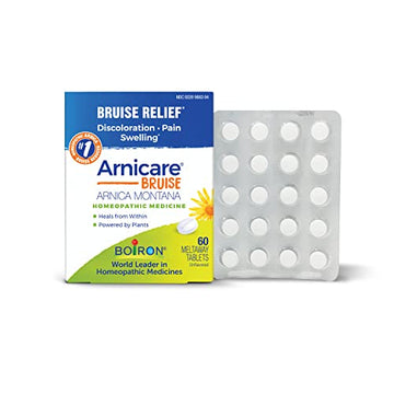 Boiron Arnicare Bruise for Relief of Pain or Swelling from Injuries, and Discoloration of Bruises - 60 Tablets Boiron uk supplements