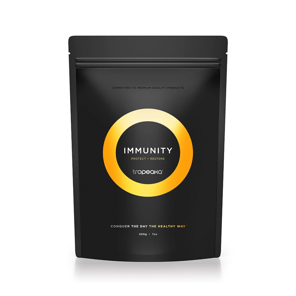Tropeaka Immunity Powder - Immune Support Supplement, Antioxidant Rich Superfood Powder with Vitamins & Minerals, Boost Energy & Collagen Production - Vegan, Gluten Free, Non-GMO - 7oz (20 Servings) Tropeaka uk supplements