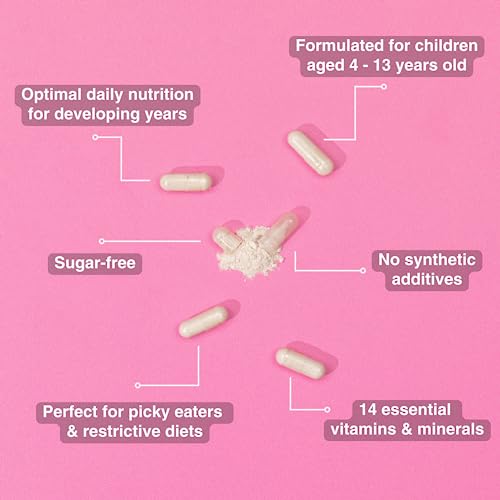 Kids Vitamins - Multivitamin for Kids with Calcium, Zinc, Iron, Vitamin C, B12, D3 and More Purolabs uk supplements