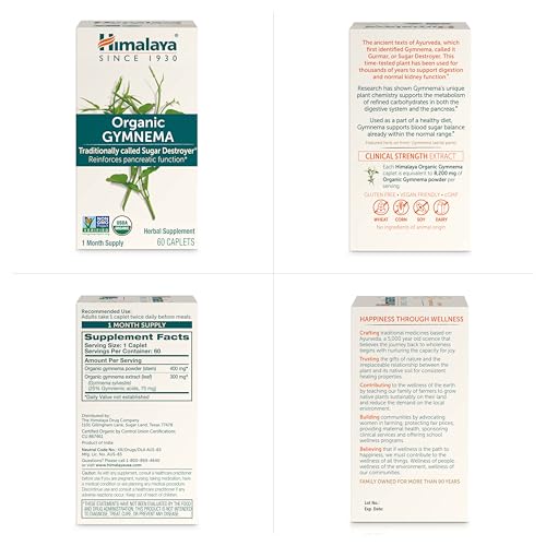 Himalaya Organic Gymnema Herbal Supplement for Weight Management, USDA Certified Himalaya uk supplements