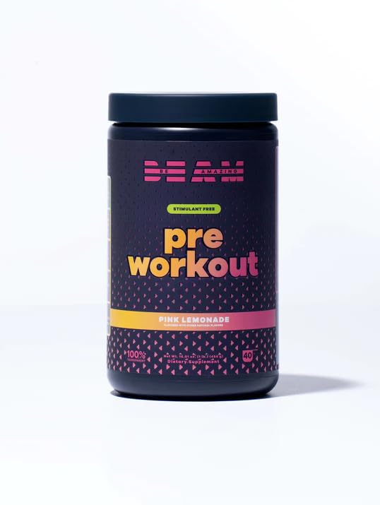 BEAM Be Amazing Vegan Stim Free Pre-Workout Powder | Energy Booster Powdered Drink BEAM uk supplements