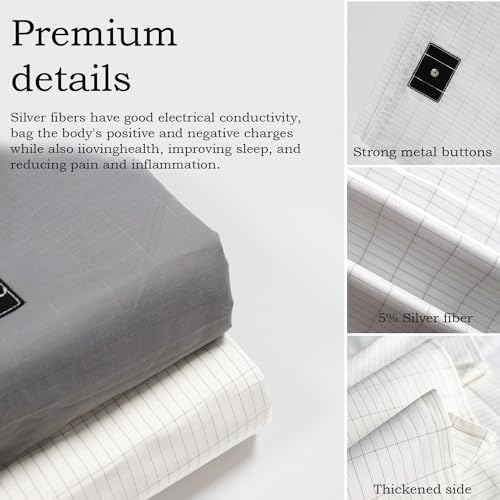 Grounding Sheet, Grounding Mat for Bed with Grounding Cord, Reduce Painful, Inflammation XINHUSU uk supplements