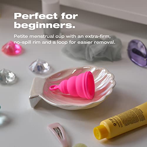 Intimina Lily Cup One - Collapsible Disposable Menstrual Cups for Beginners, Small Menstrual Cup INTIMINA uk supplements