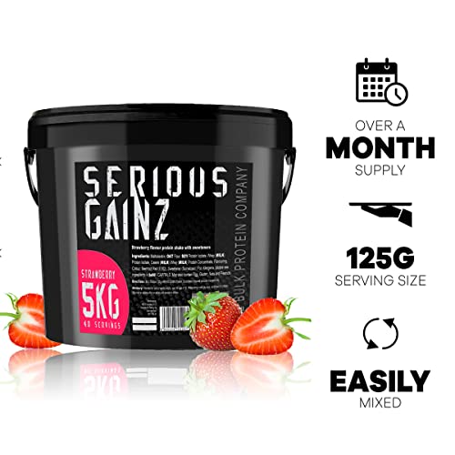 The Bulk Protein Company, SERIOUS GAINZ - Whey Protein Powder - Weight Gain, Mass Gainer The Bulk Protein Company uk supplements