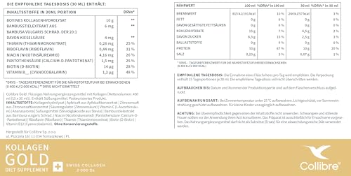 Collibre® Collagen Gold 10000mg 15 x 30ml Strong Liquid Drink Collibre uk supplements