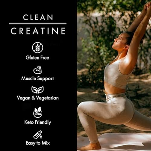 Clean Creatine - 100% Creapure® Creatine Monohydrate Powder for Muscle Growth CLEAN uk supplements