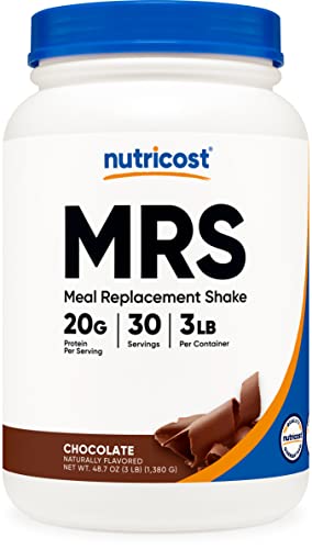 Nutricost Meal Replacement Shake Powder (Chocolate), 30 Servings - Protein, Non-GMO Nutricost uk supplements